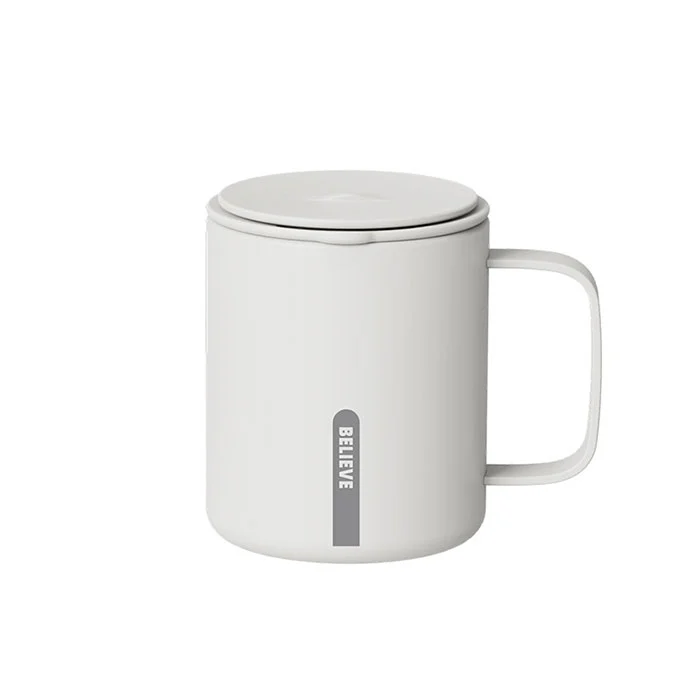 హ్యాండిల్‌తో 12oz స్టెయిన్‌లెస్ స్టీల్ టంబ్లర్